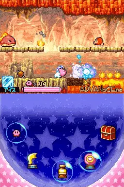 Image n° 3 - screenshots : Hoshi no Kirby - Sanjou! Dorocche Dan